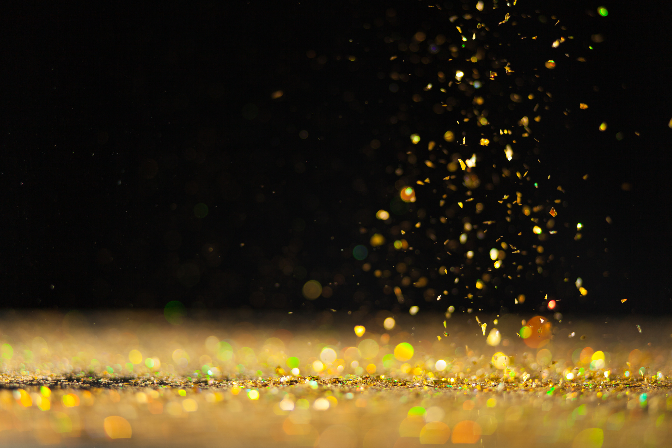 Golden Glitter Background Rexture