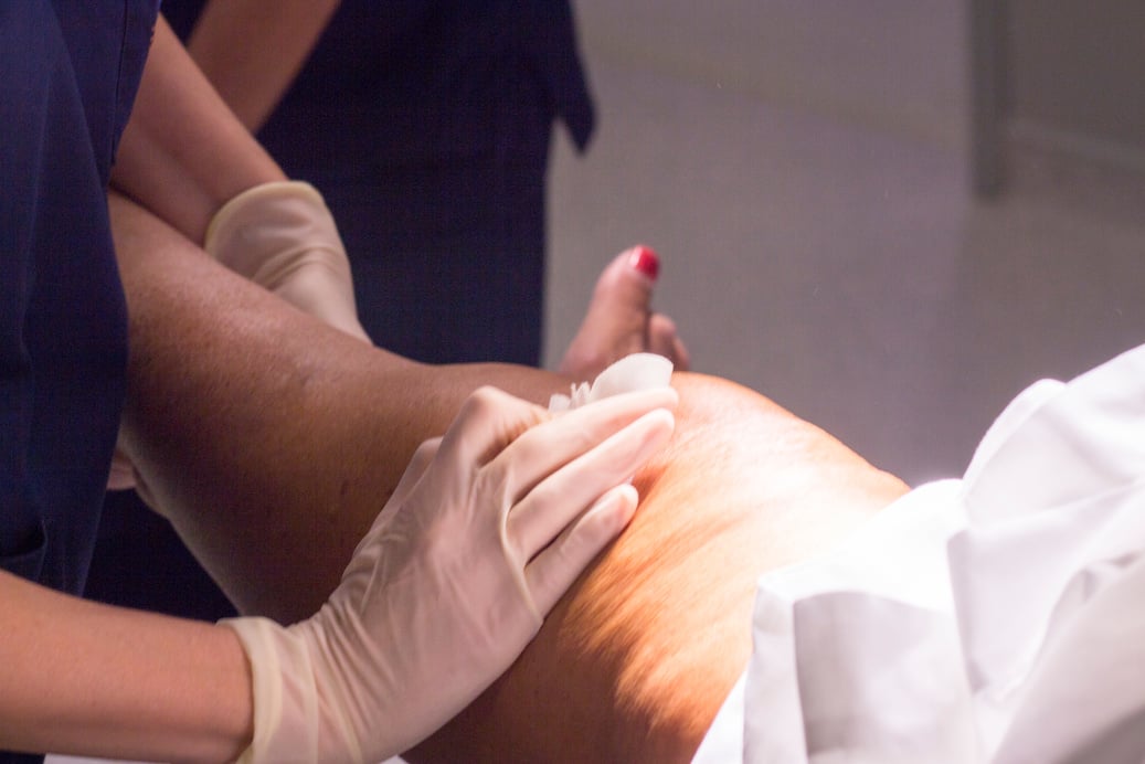Post Anaesthetic Knee Surgery